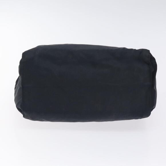 PRADA Hand Bag Nylon Black Gold - Picture 9 of 12